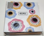 New Cr Gibson Bloom Recipe Binder Kit Book Organizer Pocket Dividers Card Sheets. Fixed Price $21.99.