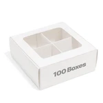 Small Cookie Boxes - White Treats Window And Dividers 6 2.4 Inc.... Fixed Price $138.80.