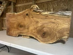 Butternut Coffee Table/curly/white Walnut Wood/solid Rustic Live Edge Rare. Fixed Price $318.75.