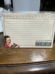 Ephemera Recipe Cards And Dividers It's Not Just Chocolate My Life 6X4. Fixed Price $10.75.