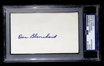 Doc Blanchard - Index Card Autograph Psa Tallboy Holder 85738362. Fixed Price $50.00.