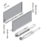 Blum Legrabox 19-11/16" Standard Drawer Kit, Orion Gray, 125LB Soft Close. Fixed Price $176.72.