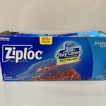 Ziploc Gallon Food Storage Freezer Bags 60 Ct -damaged Box. Fixed Price $16.88.