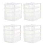 Gracious Living Drawer Desktop Countertop Storage With Organizer Lid (4 Pack). Fixed Price $68.99.