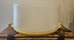Tupperware Bake-n-take Cake/pie Carrier Yellow W/dome Lid #3062B-2, Nwot. Fixed Price $11.99.