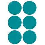 6 Replacement Lids Covers For Pyrex 2-CUP Containers, 5-INCH 7200-PC Teal. Fixed Price $11.99.